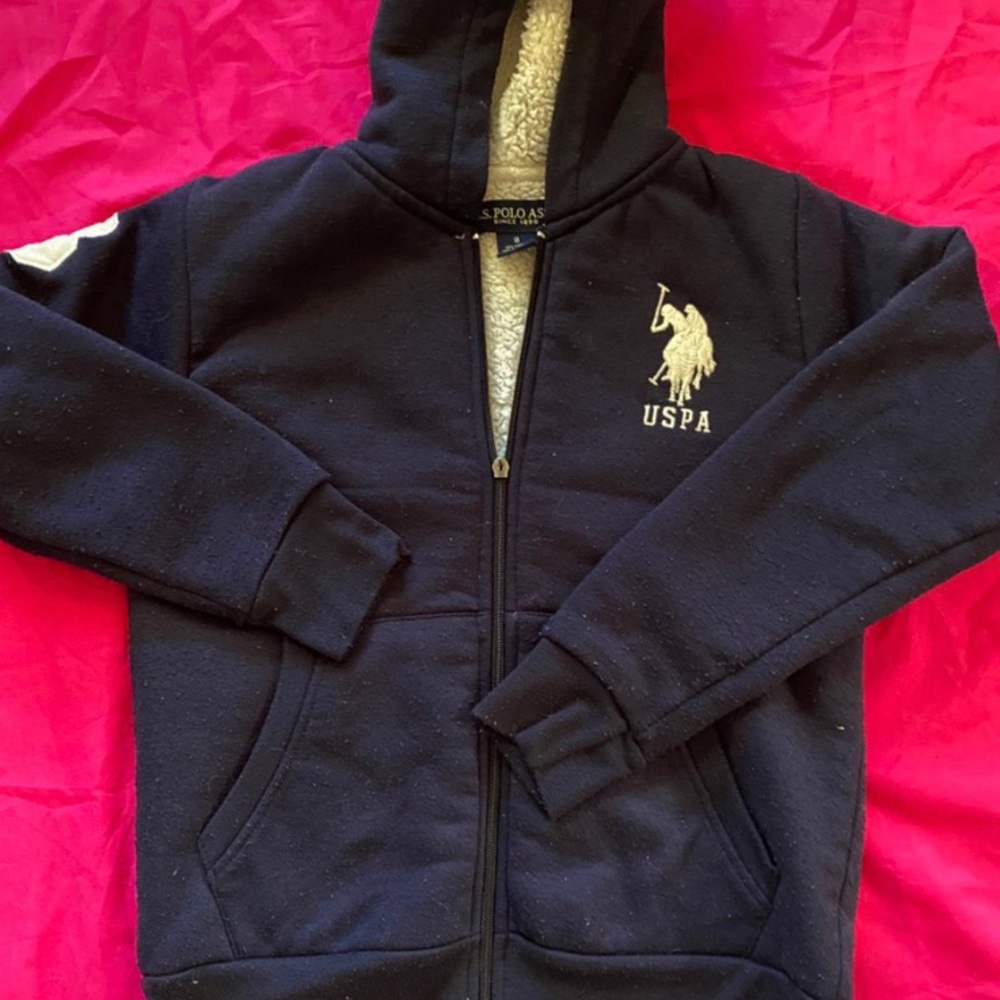 Polo Ralph Lauren fleece lined zip up